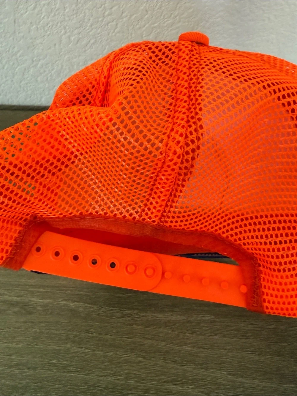 Tide Racing Team Patch Vintage Snapback Trucker Hat Cap Mesh Orange 90s USA Made